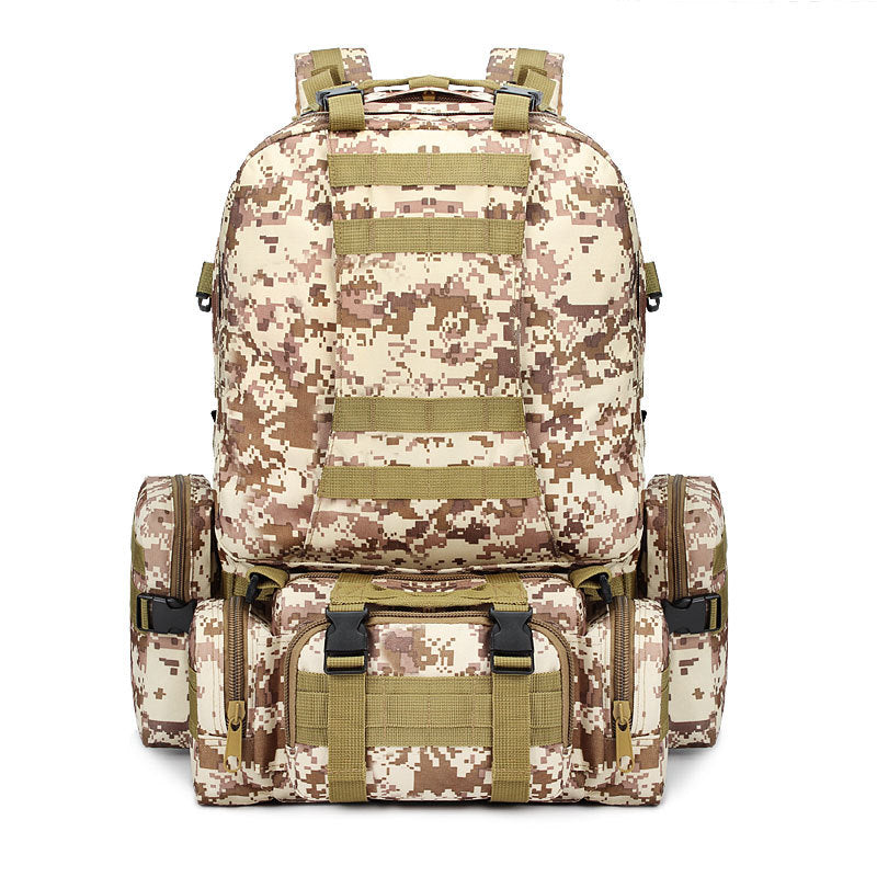 Large Capacity Combination Camping Army Camouflage Mountaineering Backpacks