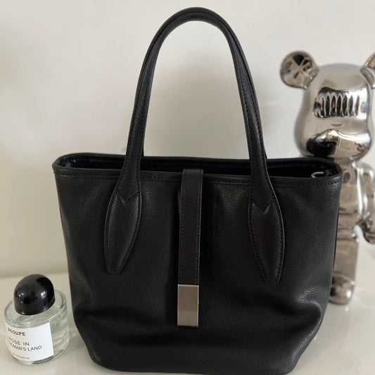 Women's Basket Summer Pursuit Commuter Genuine Leather Crossbody Bags