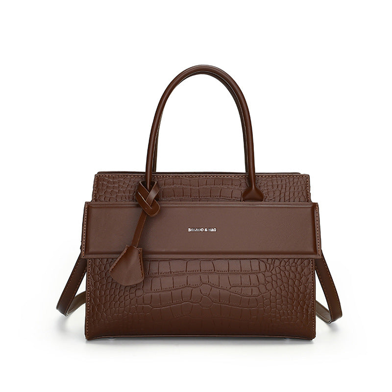 Creative Women's Stone Pattern Mother Advanced Handbags