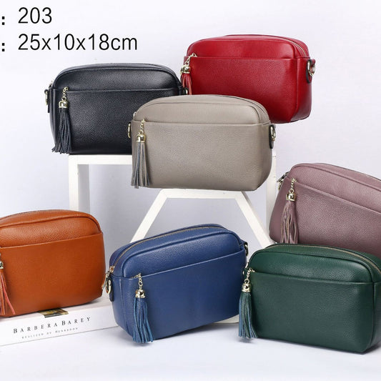 Women's Niche Design First Layer Leather Genuine Shoulder Bags