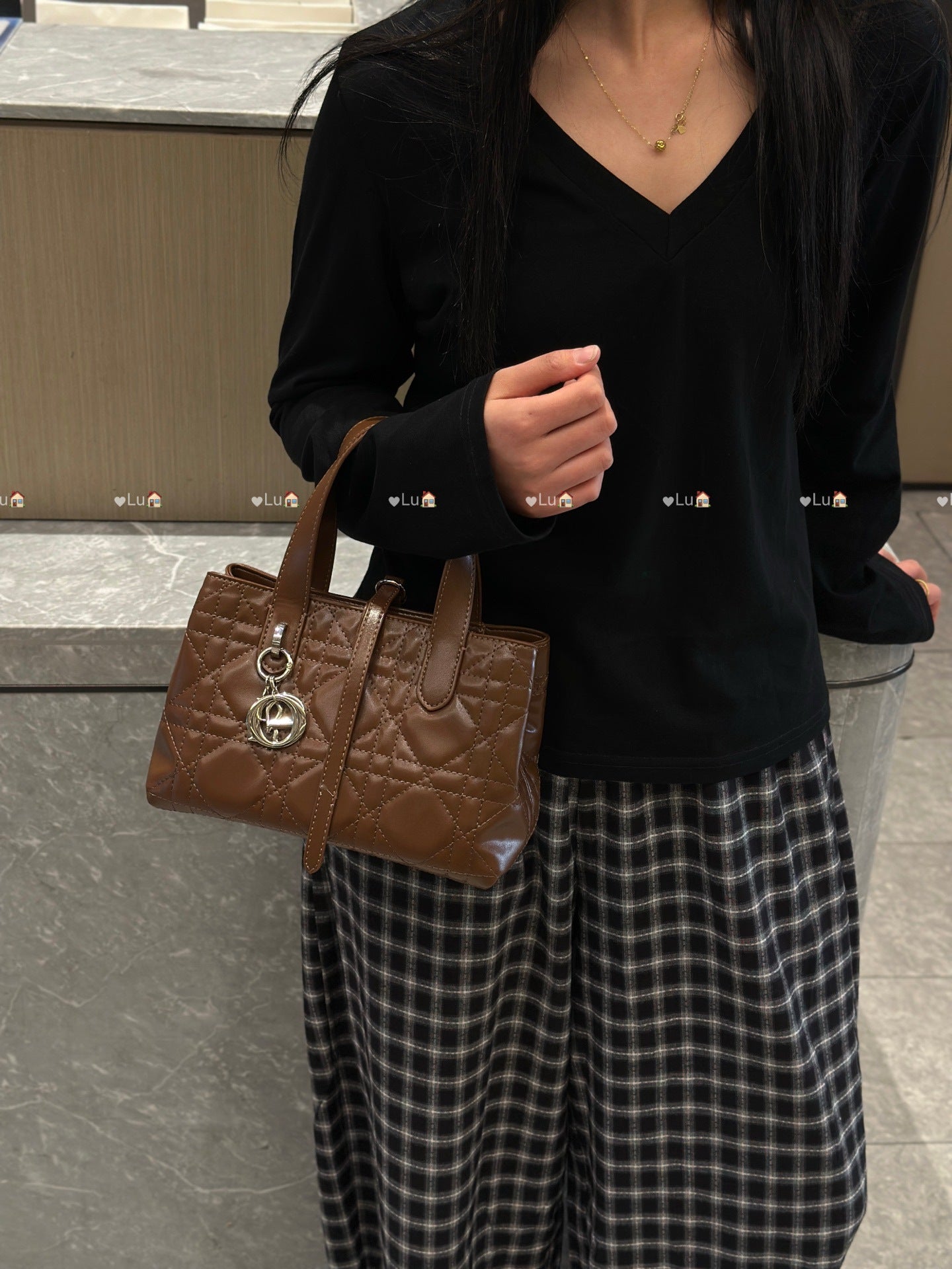 Slouchy Casual Women's Korean Diamond Underarm Shoulder Bags