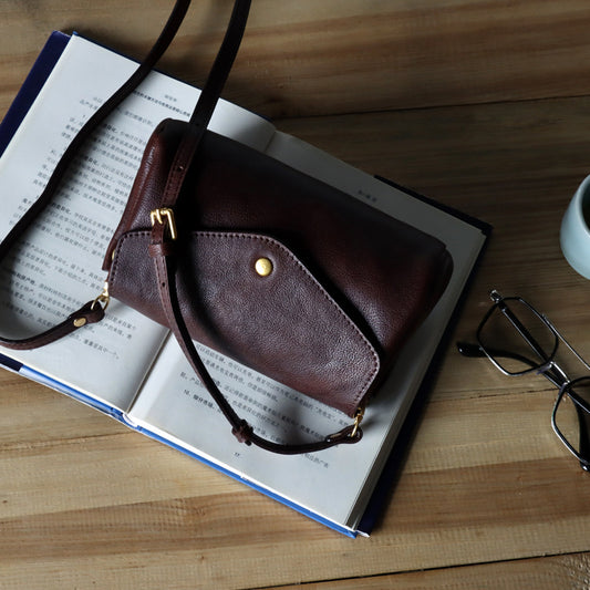 Women's Comfortable Vintage Cowhide Leather Mini Crossbody Bags
