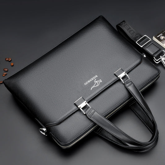 Men's Autumn Business Large Capacity Horizontal Computer Men's Handbags