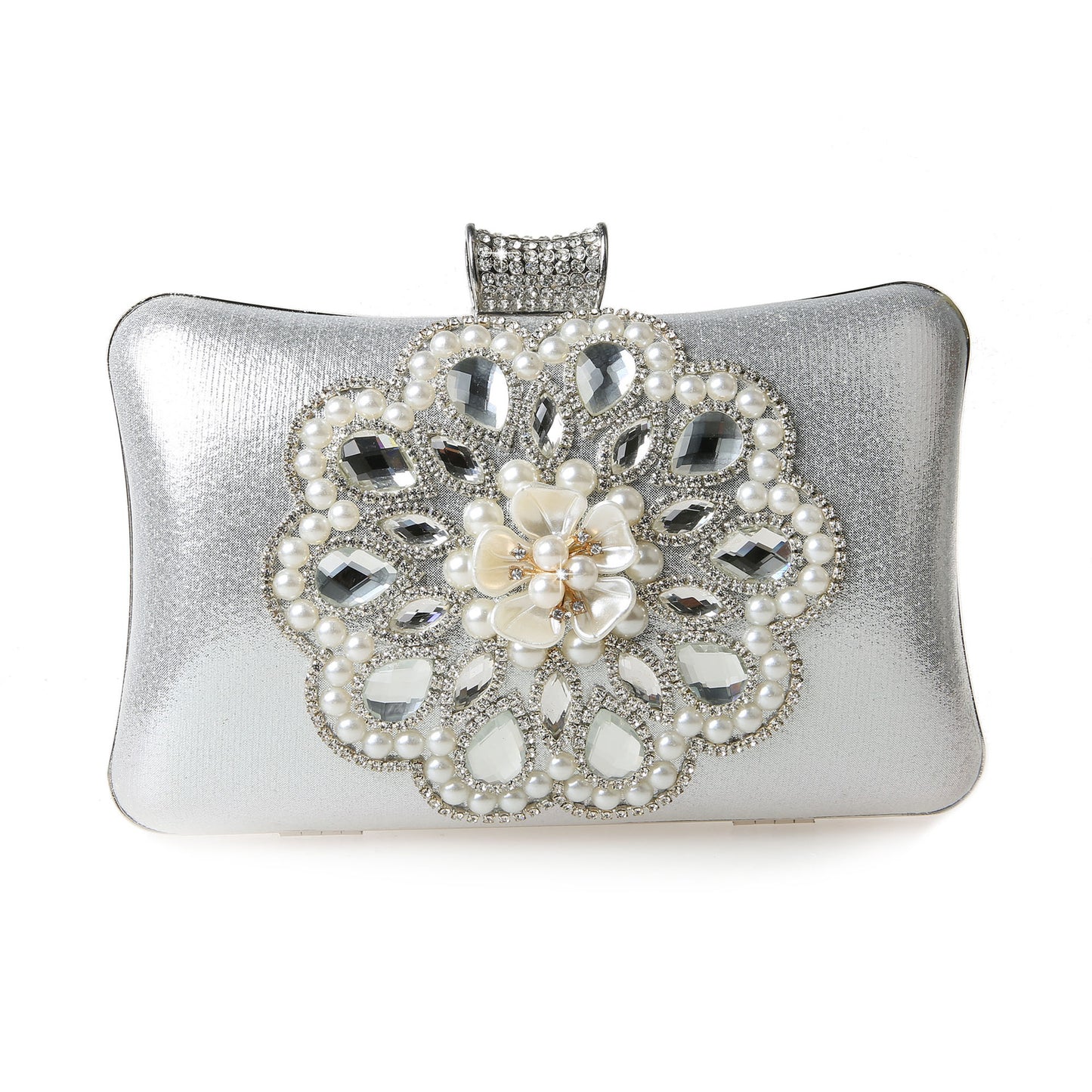 Fashion Delicate Rhinestone Banquet Imitation Pearl Evening Bags