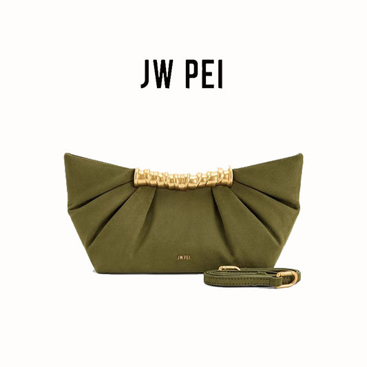 Pleated Clutch Metal High-grade Cloud Trendy Bags