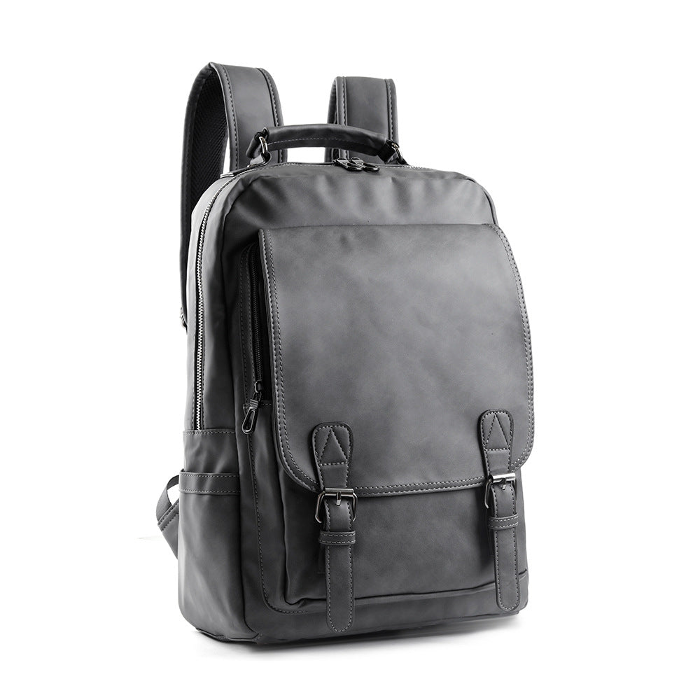 Men's Fashion Simple Large Capacity Green Computer Backpacks