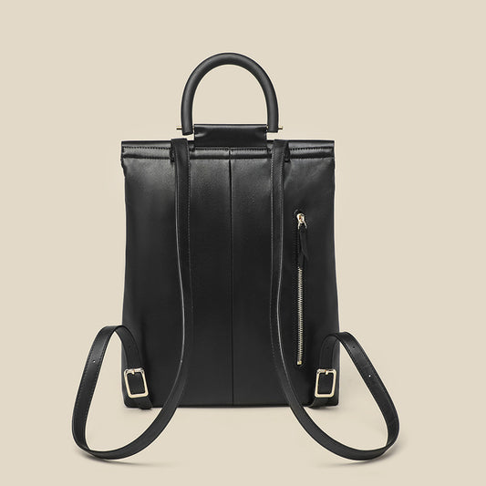 Women's Genuine Leather Business High Sense Cowhide Backpacks