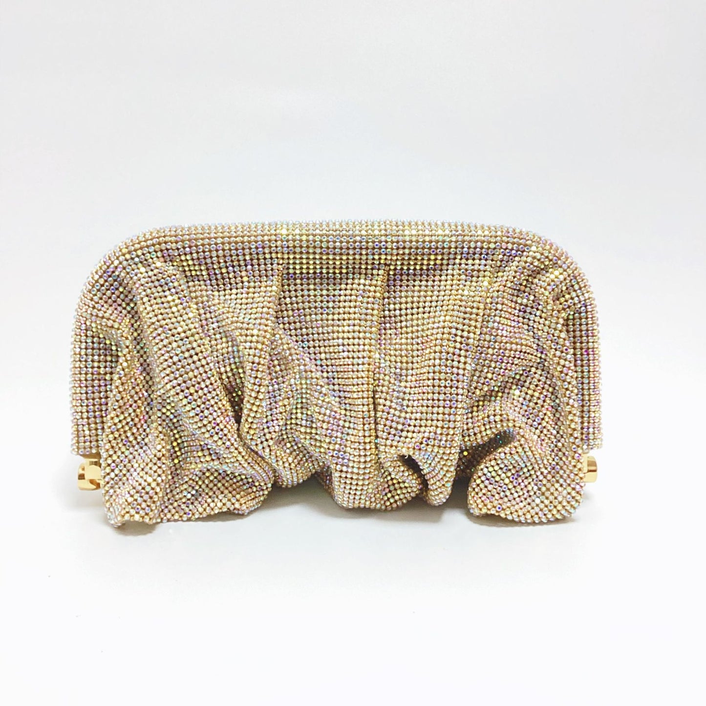 Women's Shiny Diamond Cloud Dumpling Dinner Rhinestone Crossbody Bags