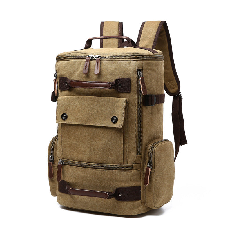 Men's Classic Cool Korean Fashion Canvas Backpacks