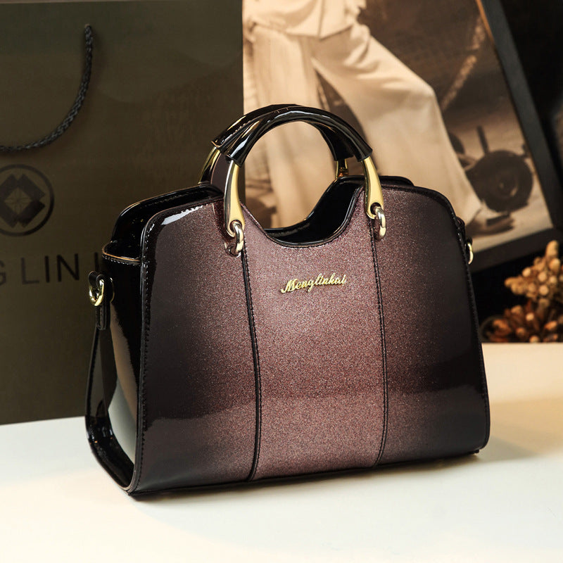 Women's Authentic Leather Fashion Elegant Mom Versatile Handbags