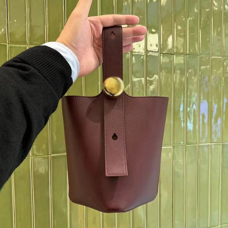 Women's Imported Genuine Leather Portable Large Capacity Crossbody Bags