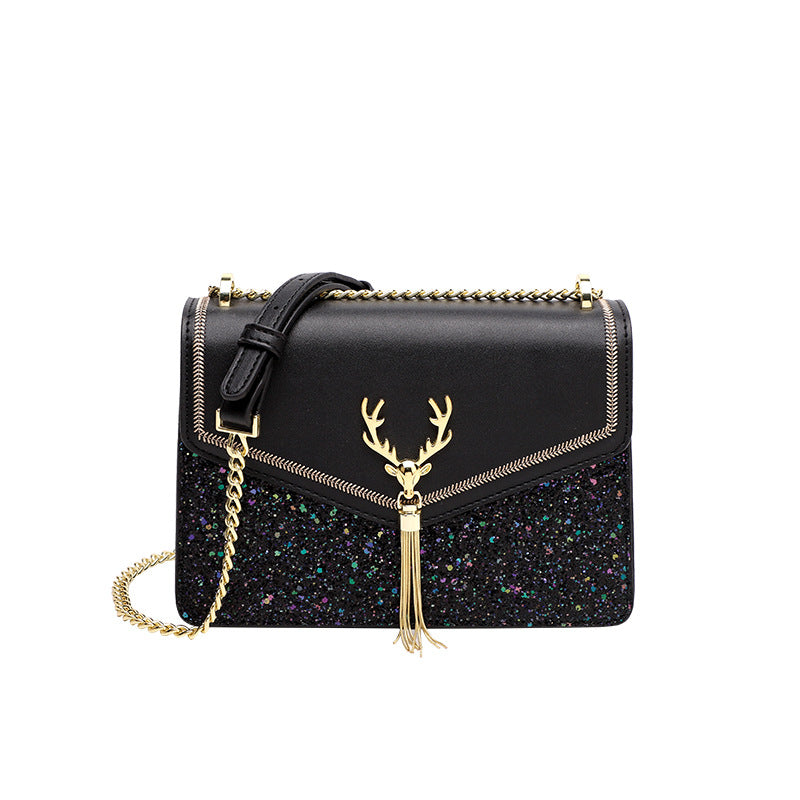 Women's Popular Tassel Summer Fashion Sequined Underarm Shoulder Bags
