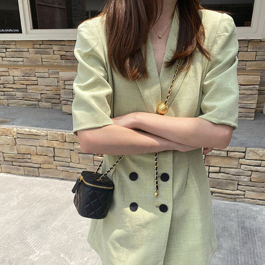Classic Style Box Golden Ball Diamond Bags