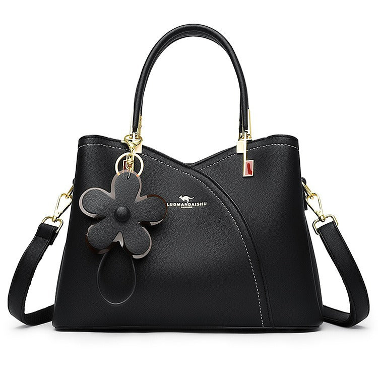 Women's Leather Stitching Portable Practical To Give Bags