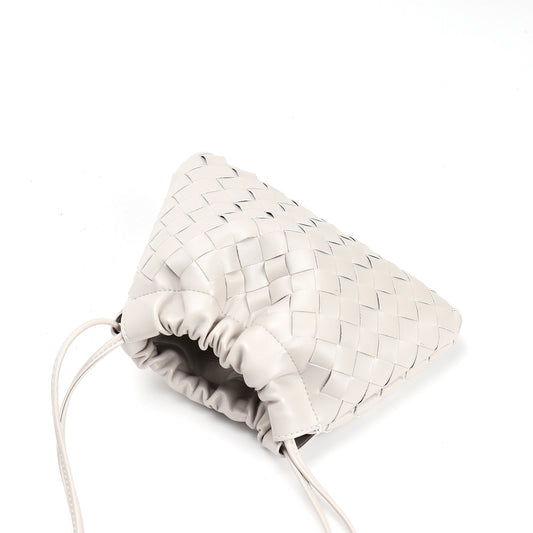 Women's Woven Dumpling Design Lucky Cloud Crossbody Bags