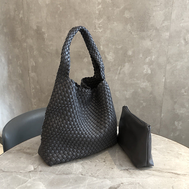 Casual Women's Hand-woven Underarm Fashion Large Tote Bags