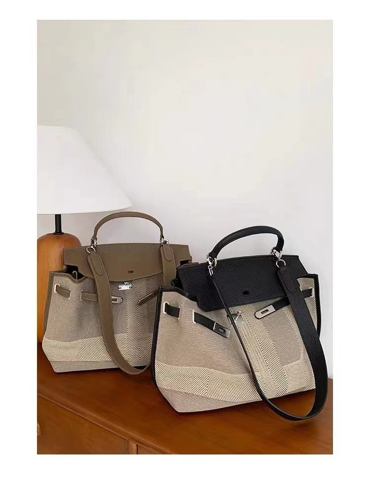 Casual Women's High-grade Platinum Kelly Wide Bags