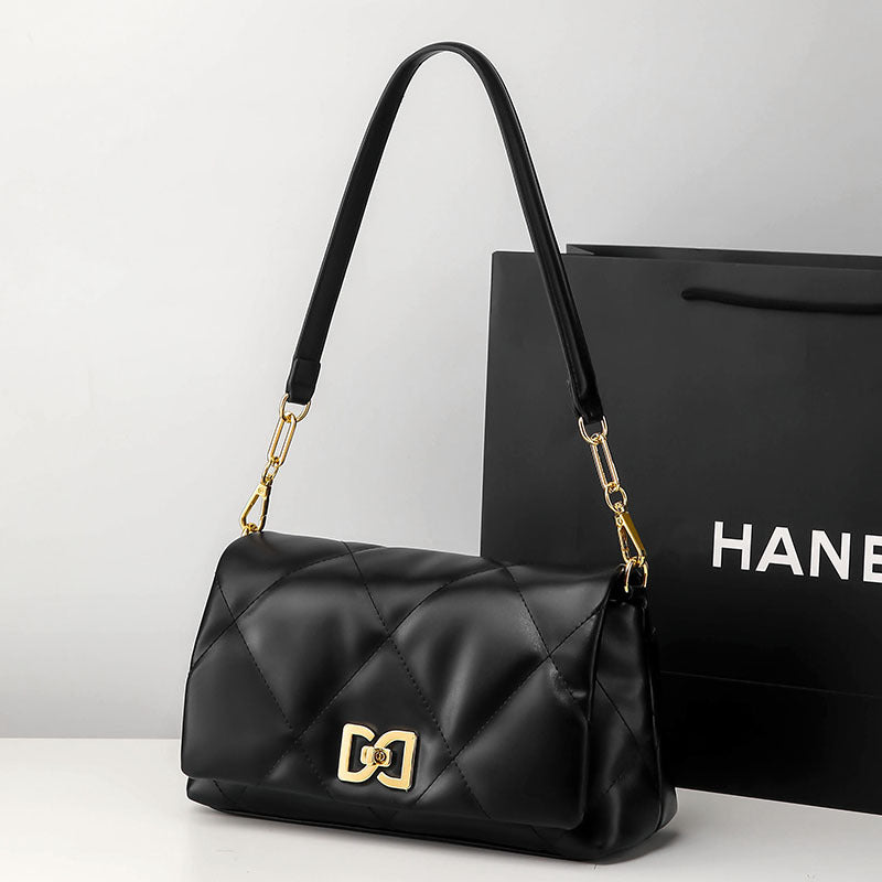 Lambskin High-grade Niche Korean Commuter Cloud Crossbody Bags