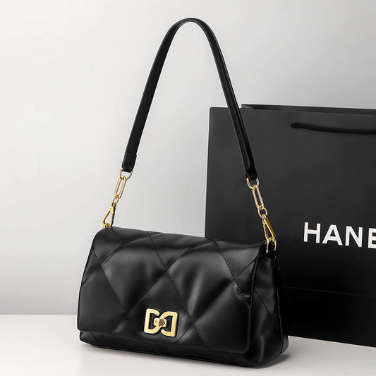 Lambskin High-grade Niche Korean Commuter Cloud Crossbody Bags