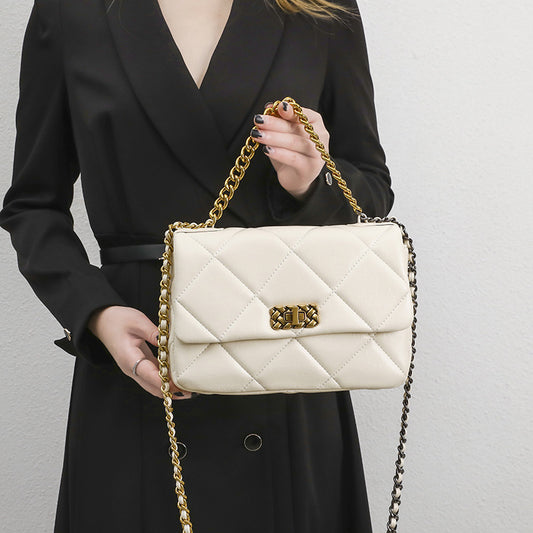 Women's Classic Style Diamond Pattern Chain Fashion Shoulder Bags