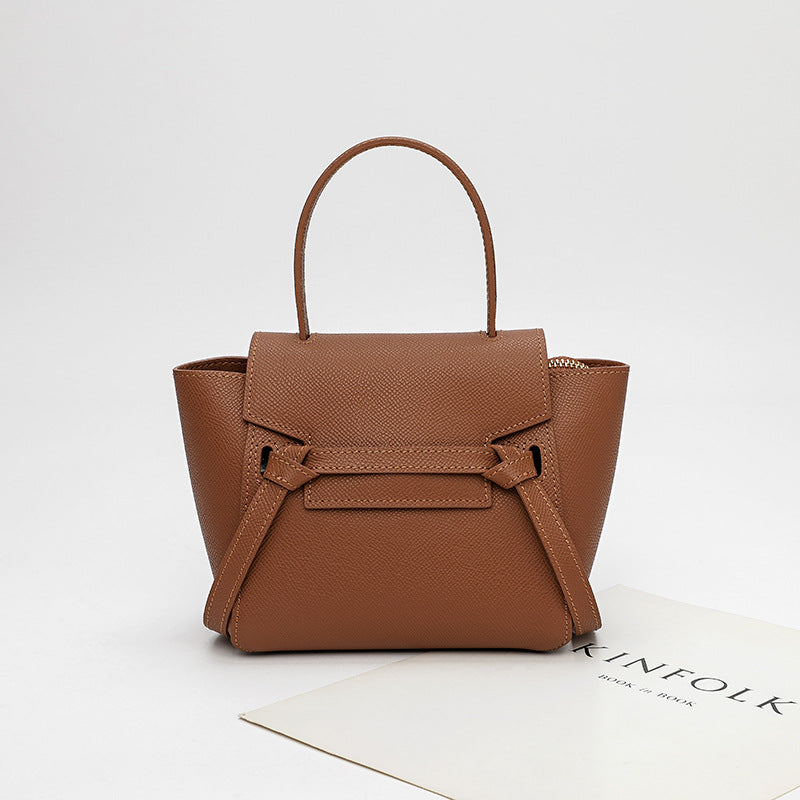 Women's Genuine Leather Catfish Yao Chen Smiling Crossbody Bags