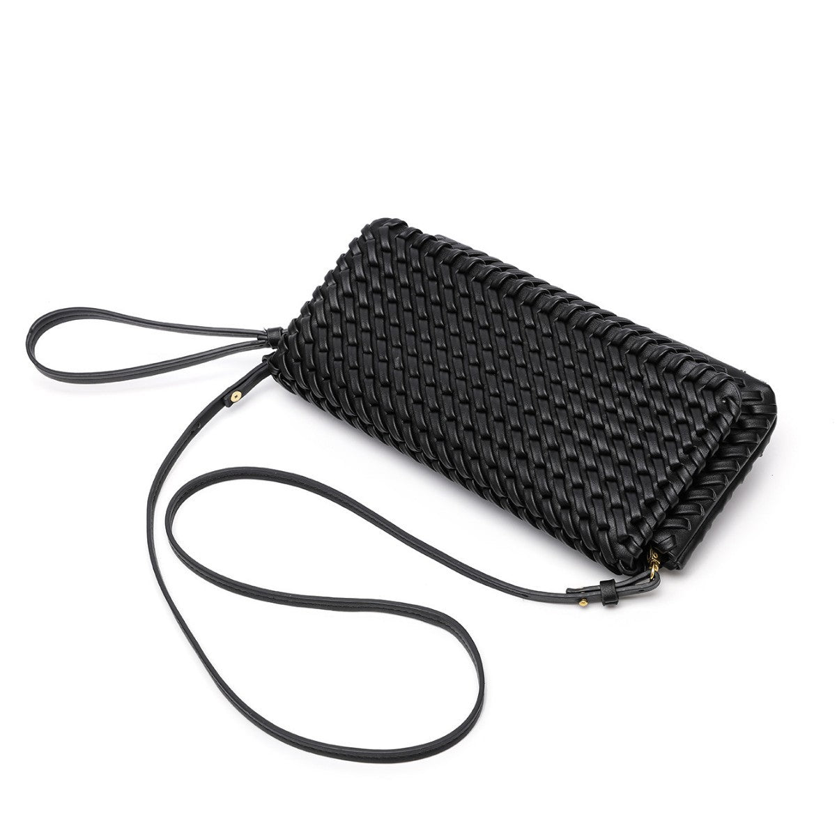 Charming Stylish Magneta Retro Long Woven Handbags