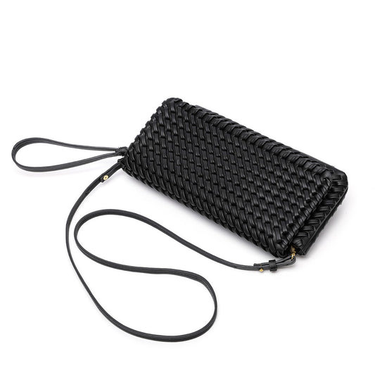 Charming Stylish Magneta Retro Long Woven Handbags