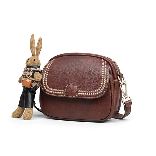 Women's Genuine Leather High-grade Light Luxury Underarm Crossbody Bags
