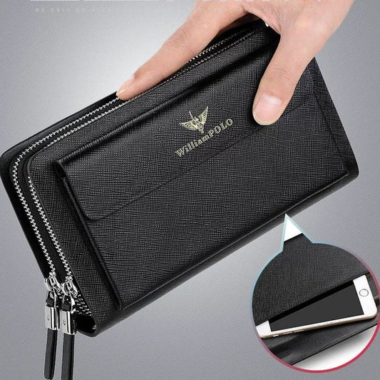 Men's Emperor Paul Genuine Leather Long Business Men's Handbags