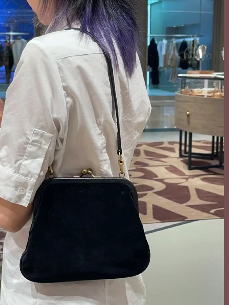 Saturn Embroidered Veet Mobile Large Clip Phone Bags