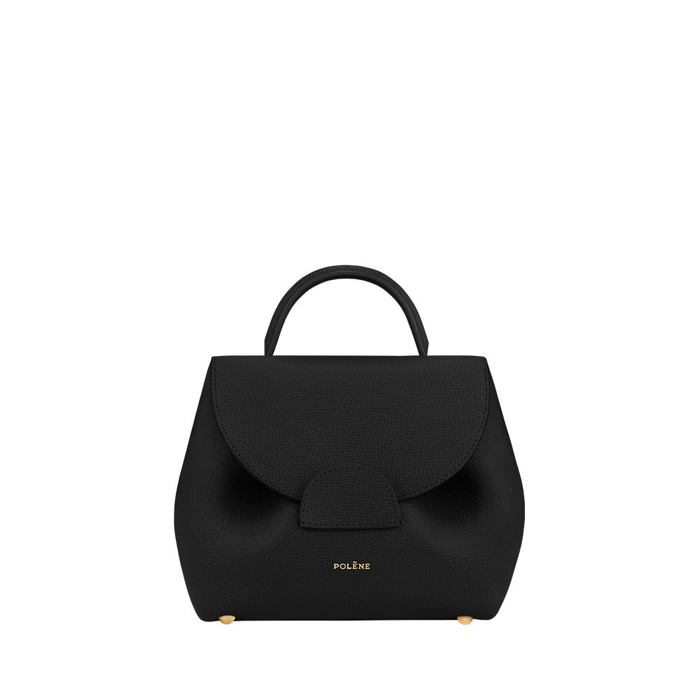 Smiling Face Genuine Leather Boling Commuter Crossbody Bags