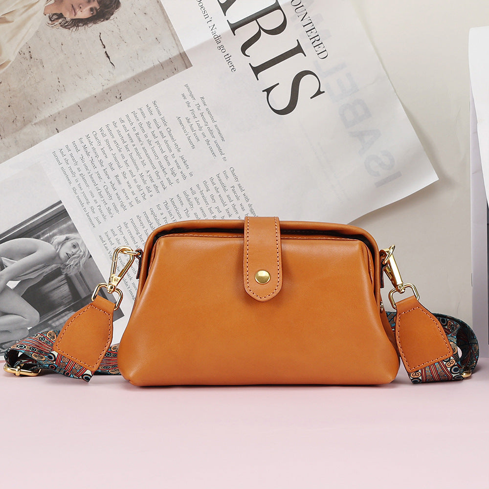 Women's Classy Classic Leather Simple Mobile Crossbody Bags