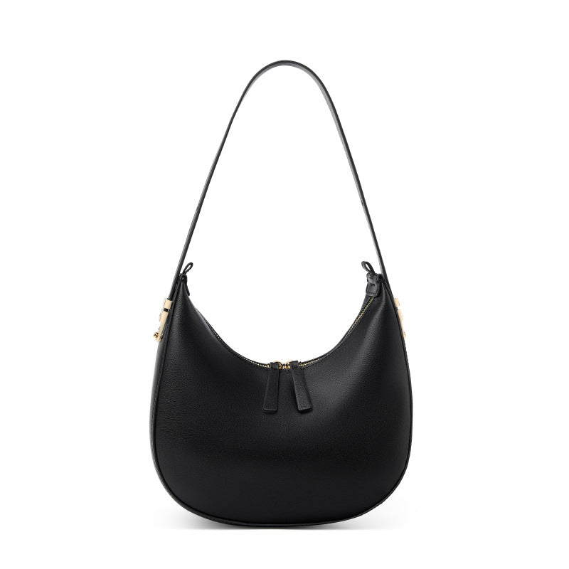 Women's High-grade Light Luxury Commuter Large Capacity Genuine Leather Simple Shoulder Bags