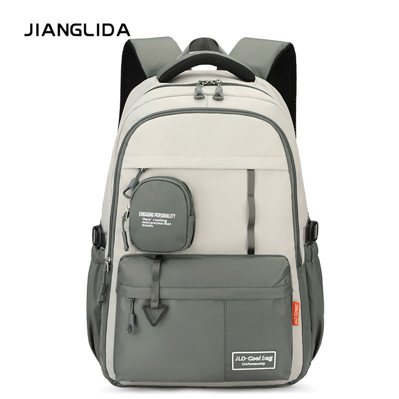 Durable Glamorous Men's College Lightweight Waterproof Backpacks