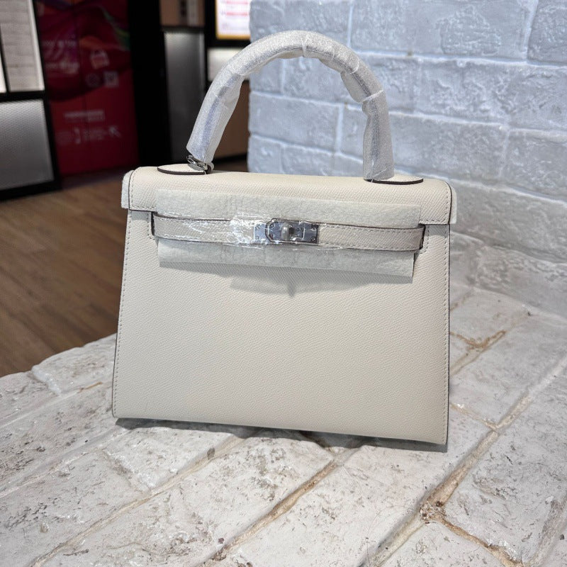 Women's Palm Print Genuine Leather Kelly Mini Bags