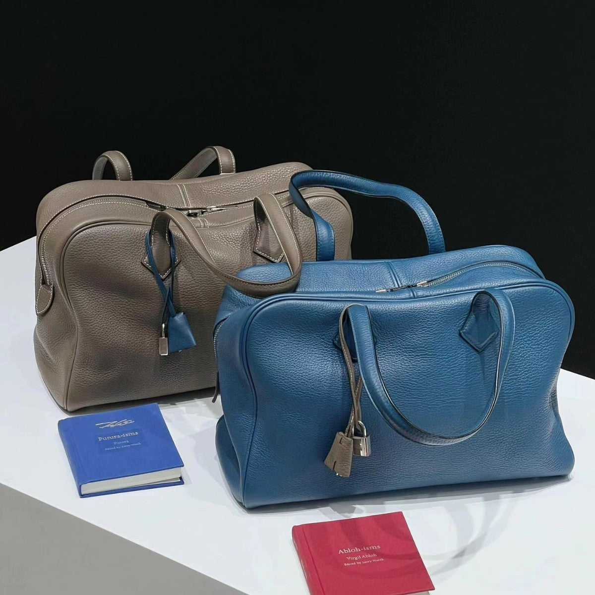 High-grade First Layer Cowhide Victoria Boston Handbags