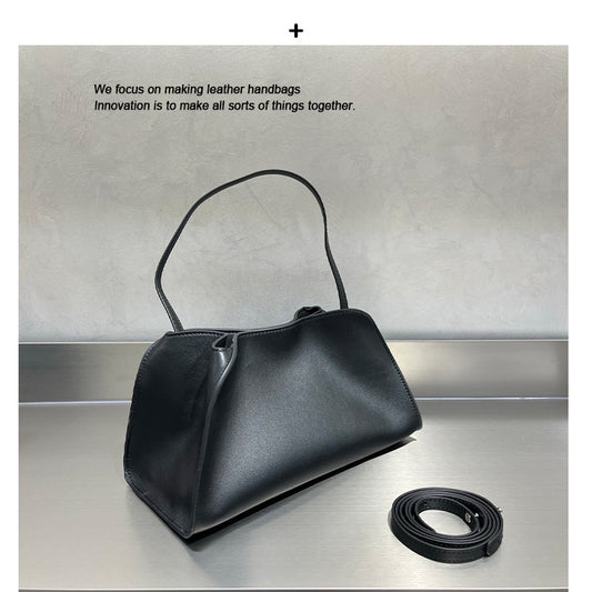 Women's Genuine Leather Underarm First Layer Cowhide Shoulder Bags