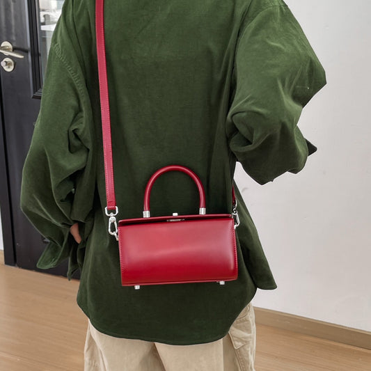 Women's Design Box Fashion Wide Strap Handbags