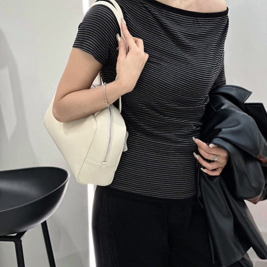 Leather Commuter Bowling Fashion Korean Style Bags