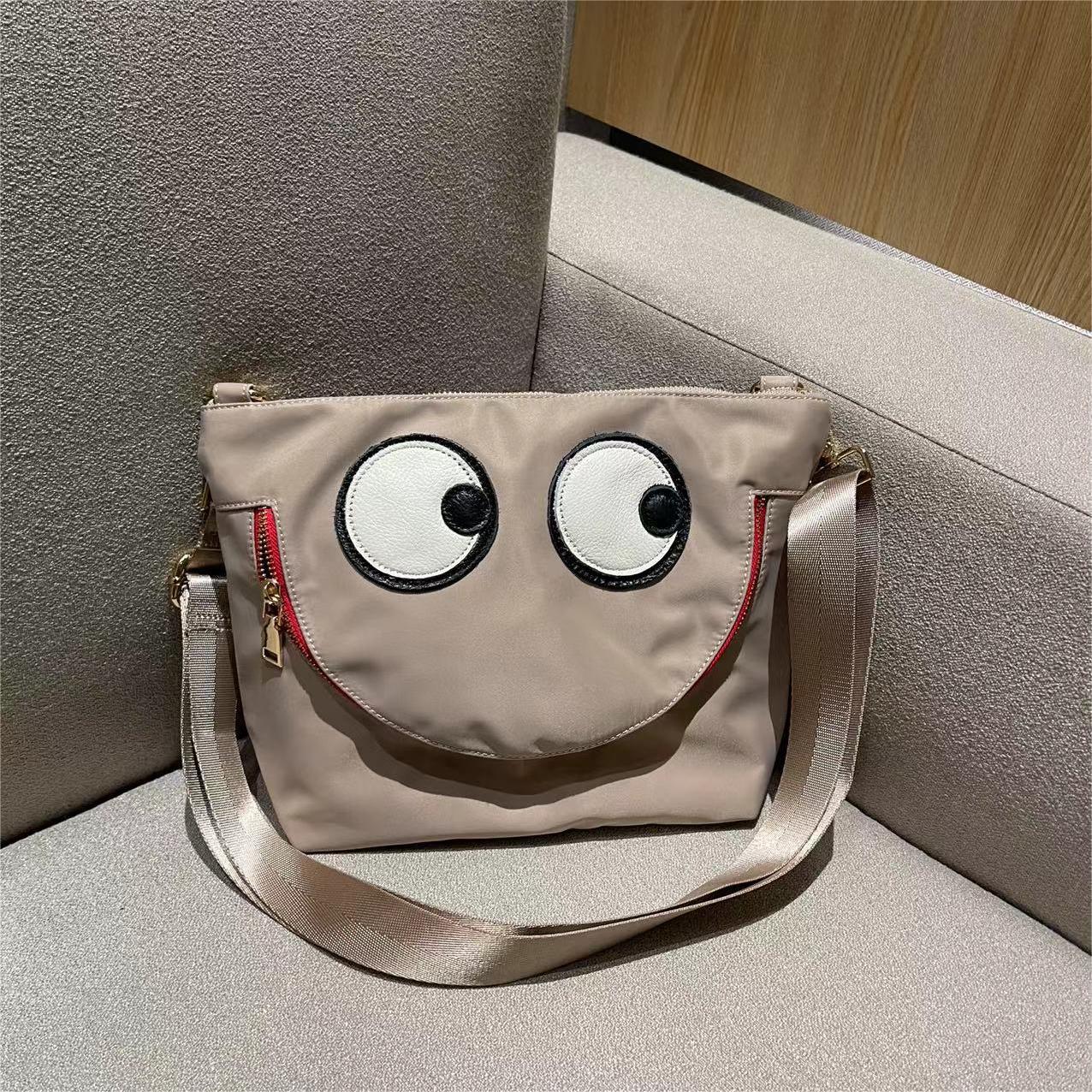 Big Eyes Hand Smiley Face Clutch Crossbody Bags