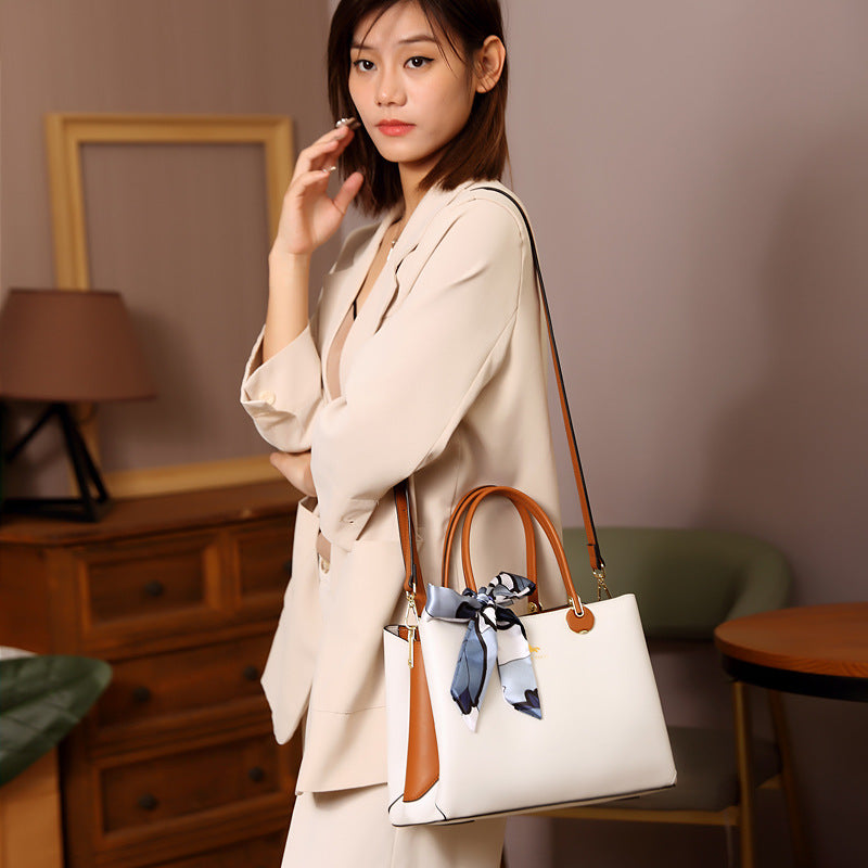 Women's Capacity Mom Genuine Leather Mother's Day Handbags