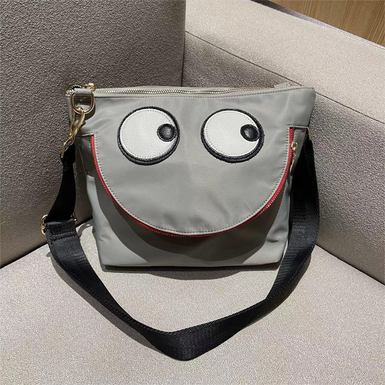 Big Eyes Hand Smiley Face Clutch Crossbody Bags