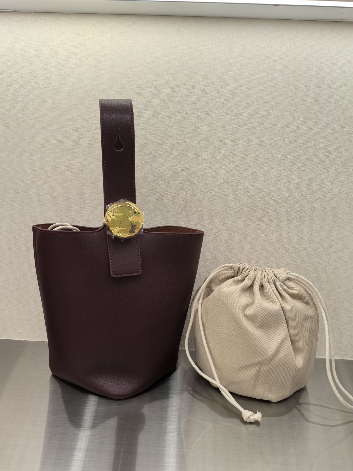 Classic Fortune Imported Cowhide Pattern Gold Crossbody Bags