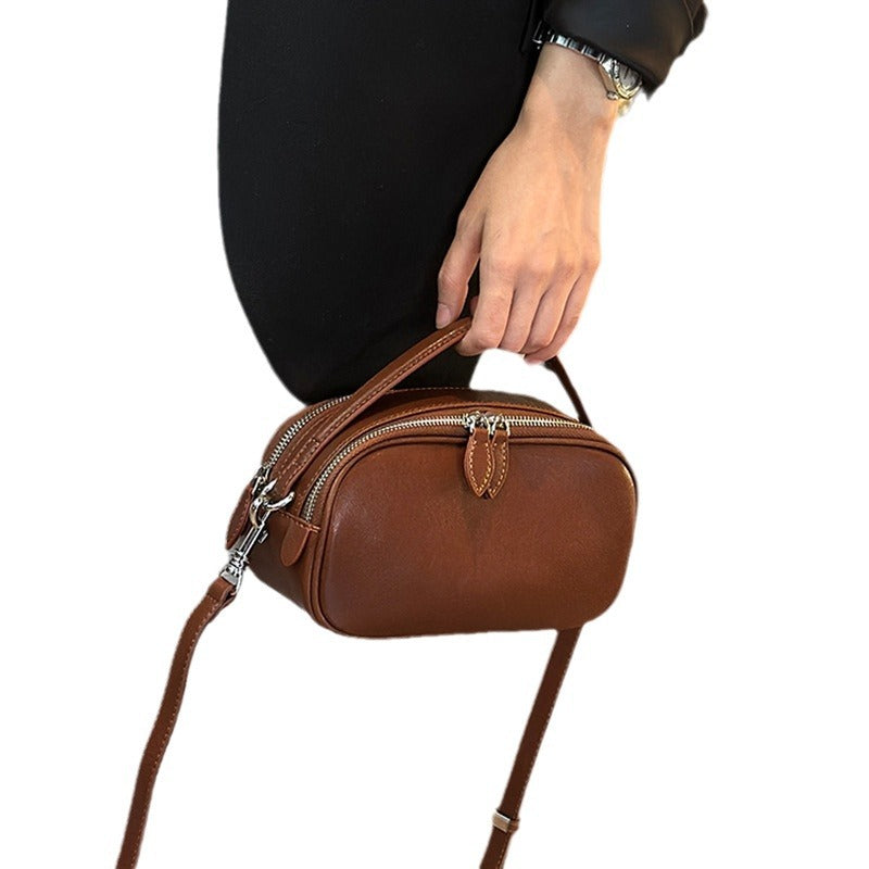 Women's Simple Fashion High-grade Genuine Leather Handbags
