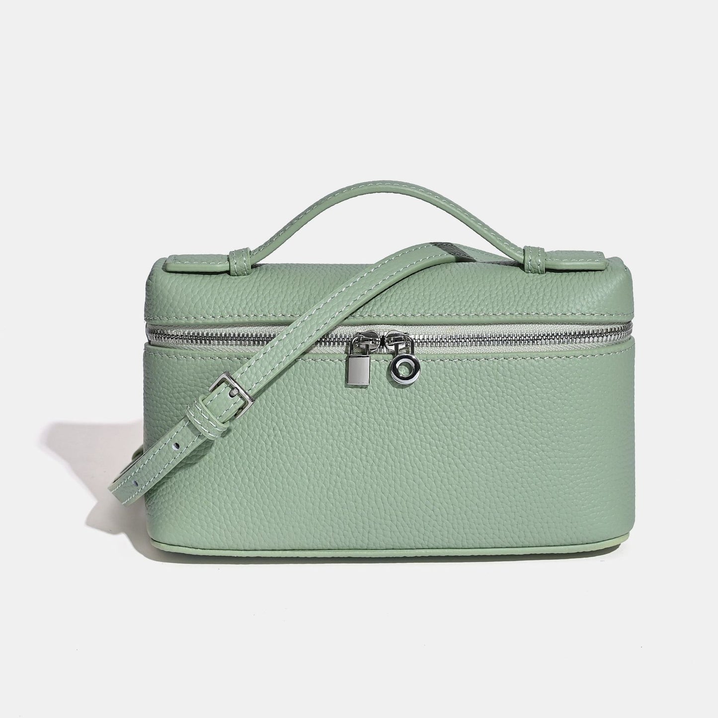 Women's Cowhide Lunch Box Genuine Leather Shoulder Bags