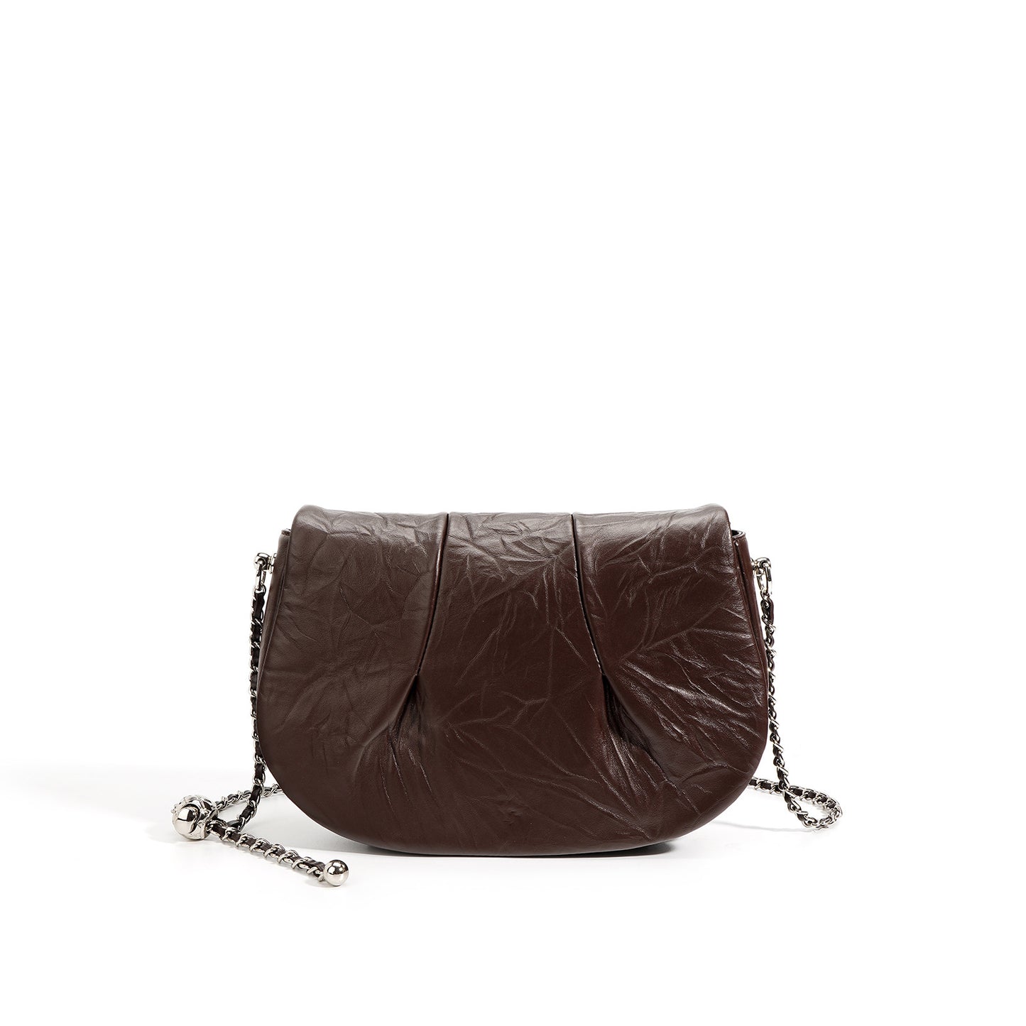 Women's Design Vintage Saddle Fashion Versatile Pleated Bags