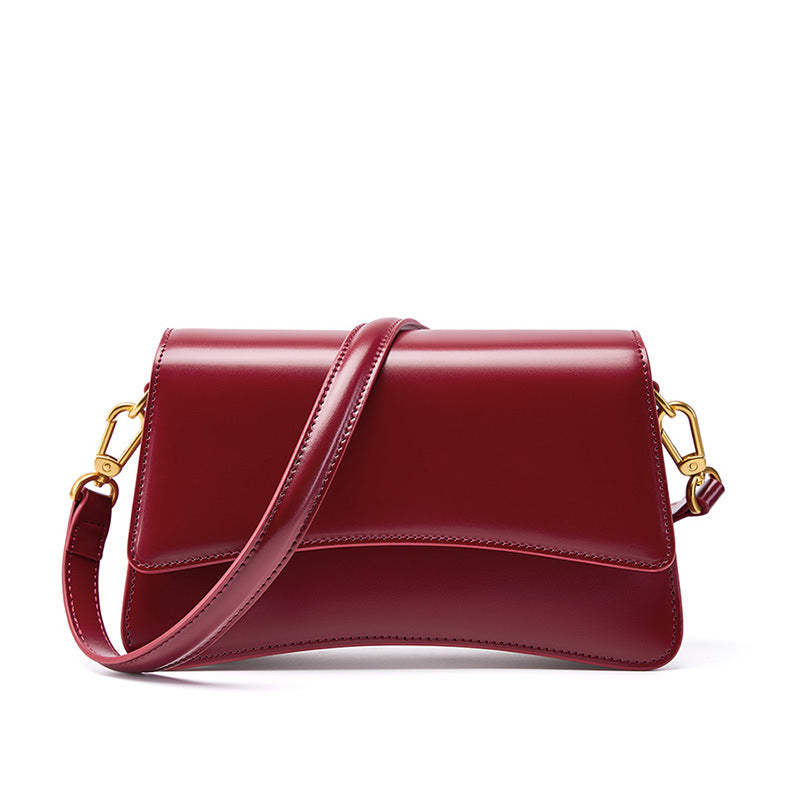 Women's Retro Underarm Minority Fashion Trendy Cow Crossbody Bags