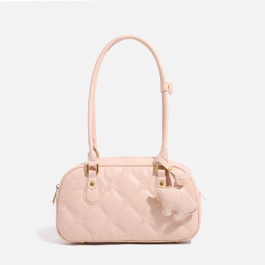 Women's Style Light Luxury Rhombus Baguette Large Shoulder Bags