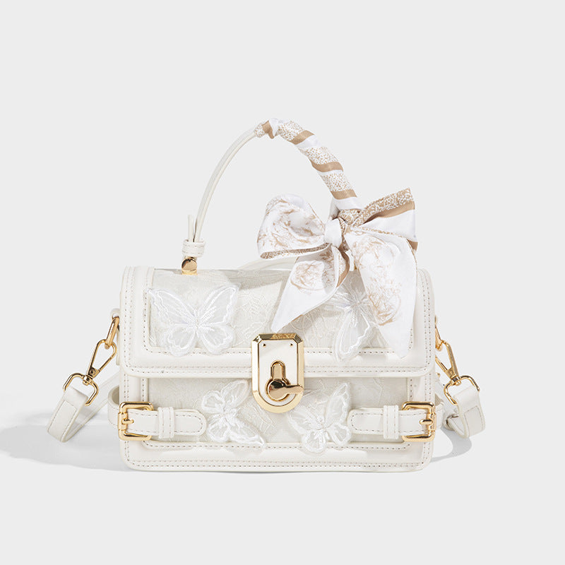Women's Lace Box Fashion High-grade Butterfly Shoulder Bags