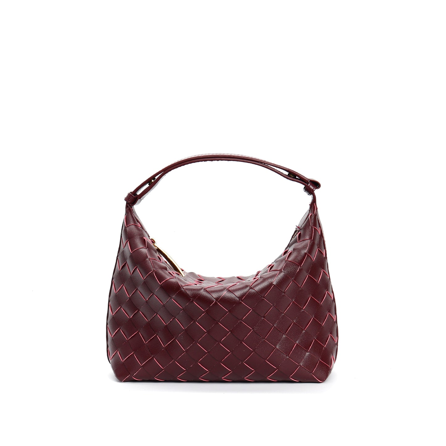 Women's Woven Dumpling Hand Niche Rhombus Single Bags